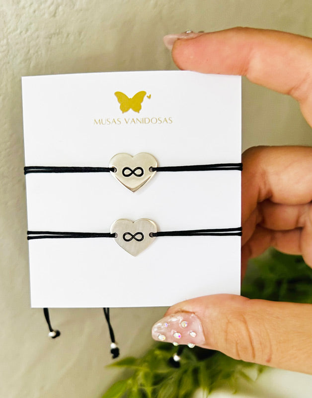 Pulsera Corazón Infinito – Plata 950
