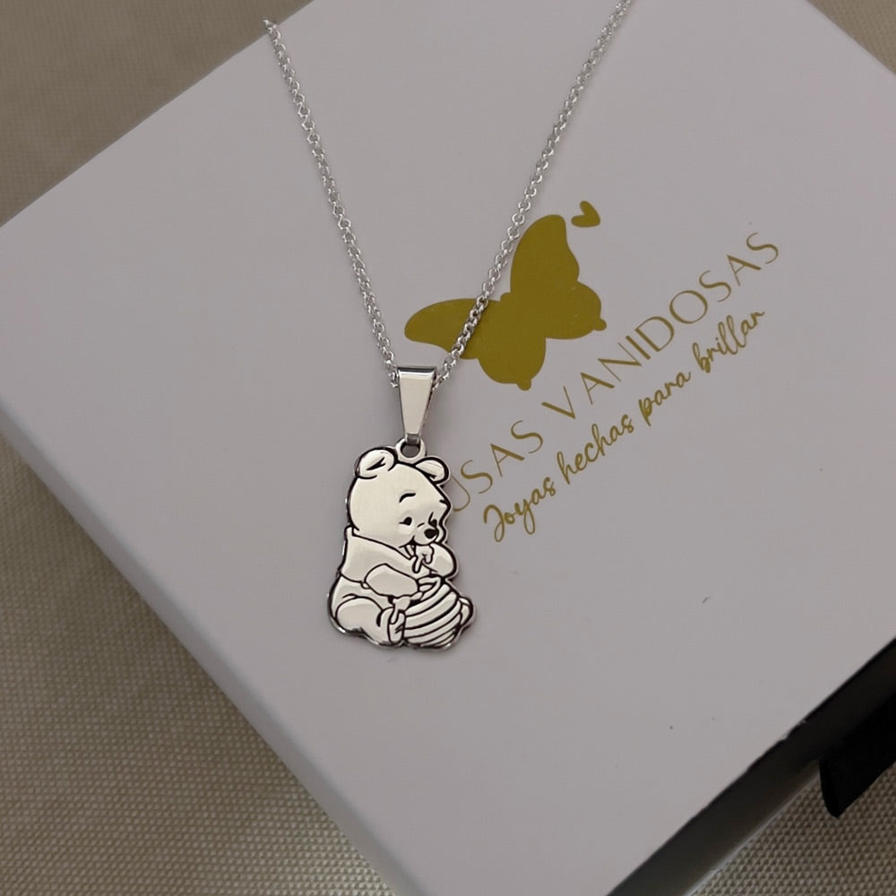 Collar Winnie Pooh en Plata 950
