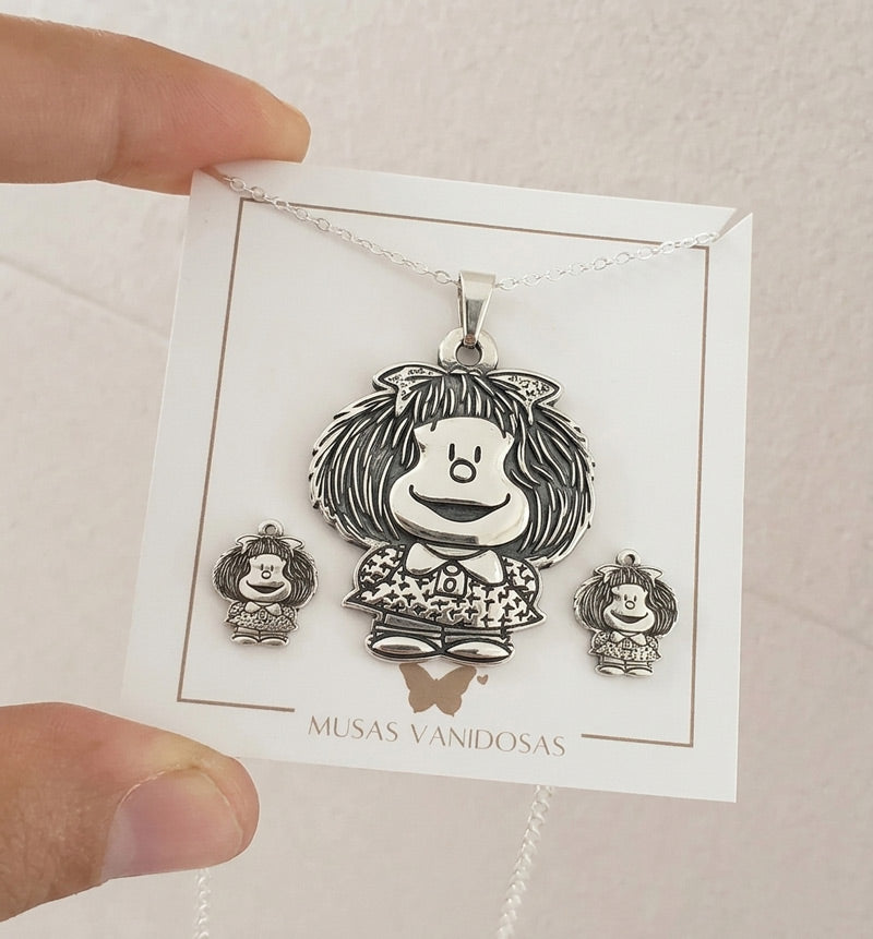Conjunto Mafalda plata
