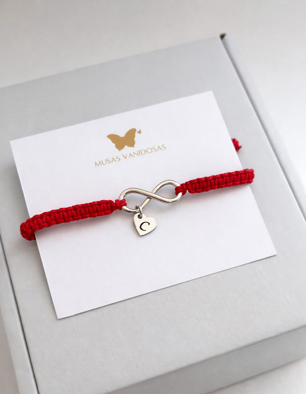 Pulsera inifinito inicial - Plata 950