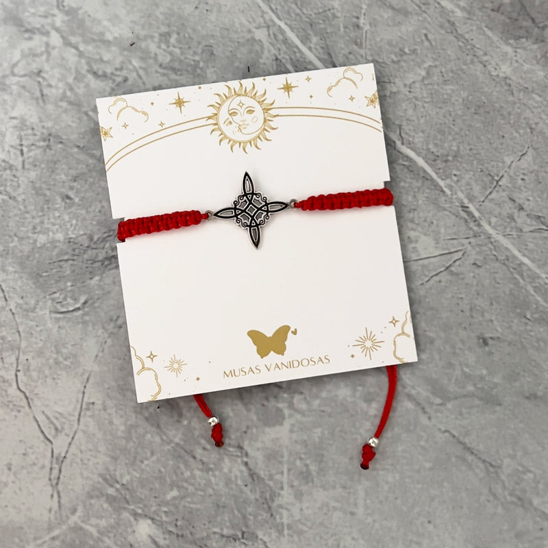 Pulsera Nudo de Bruja Plata 950 - Musas Vanidosas