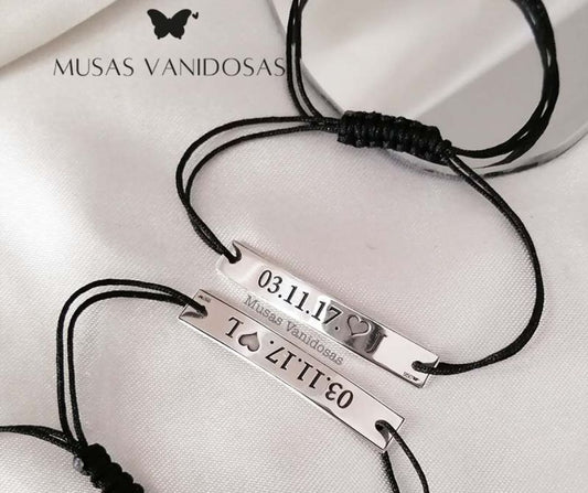 Pulseras con Fecha Grabada – Plata 950
