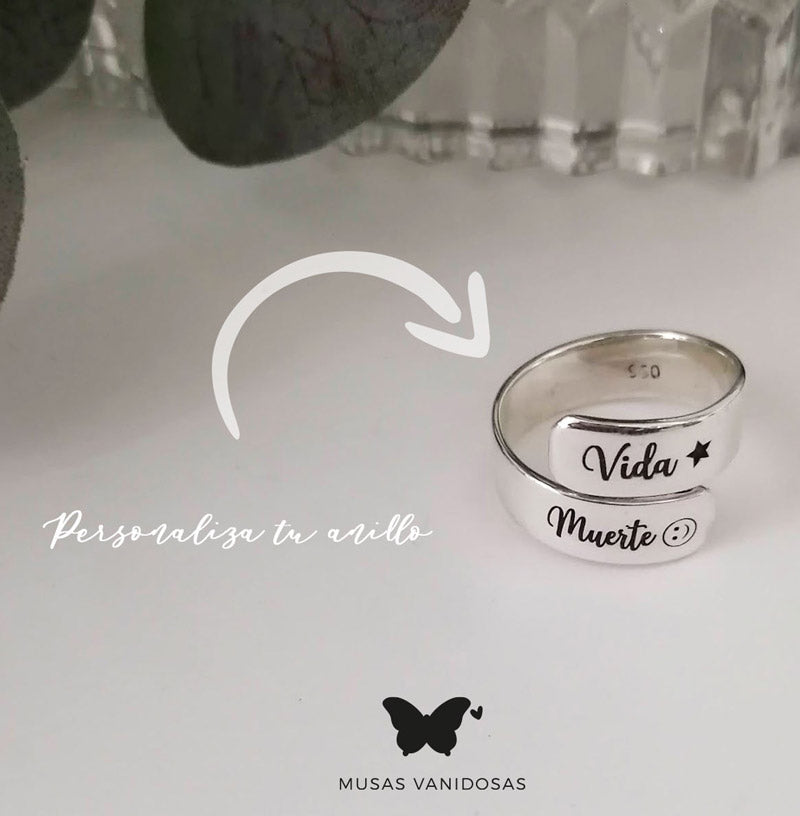 Anillo rolo – Plata 950