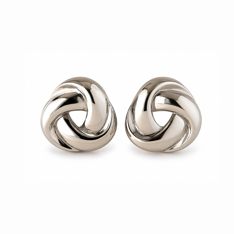 Aretes Acero Inoxidable Nudo Infinity
