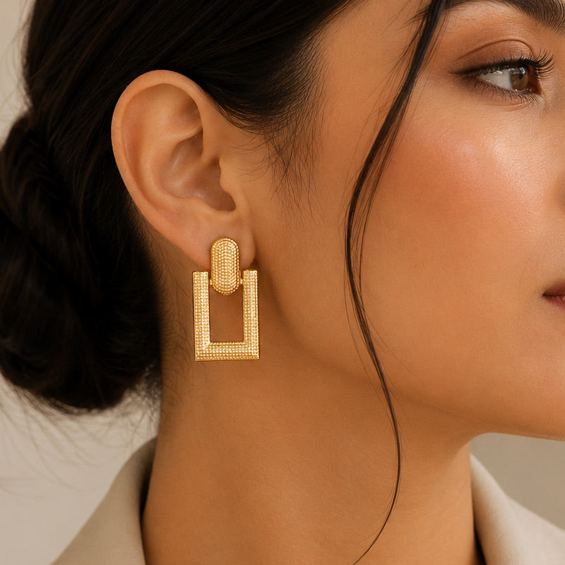 Aretes Aurora Dorada