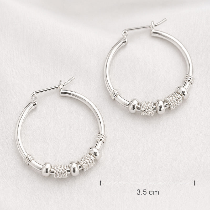 Aretes Bali de Plata 950