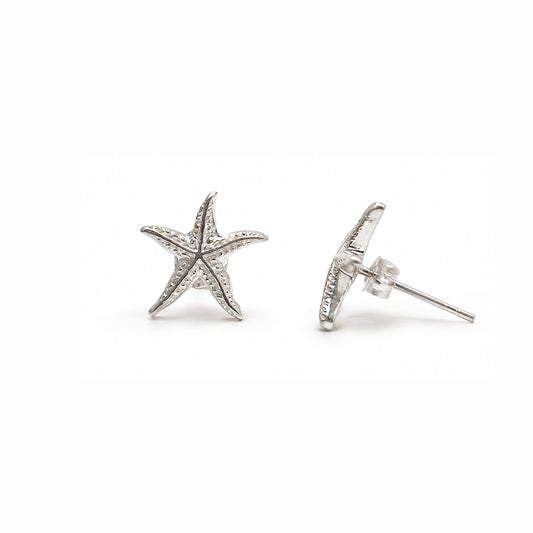 Aretes Estrella de Mar en Plata 950