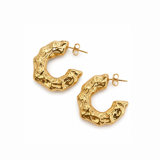Aretes Petra XL Dorados