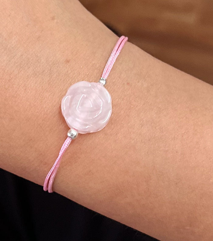 Pulsera Cuarzo rosa