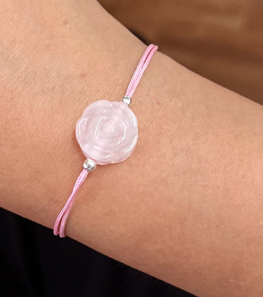 Pulsera Cuarzo rosa