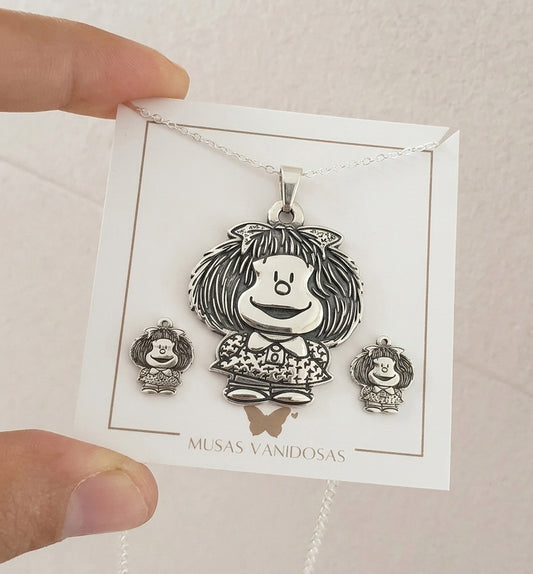 Conjunto Mafalda plata