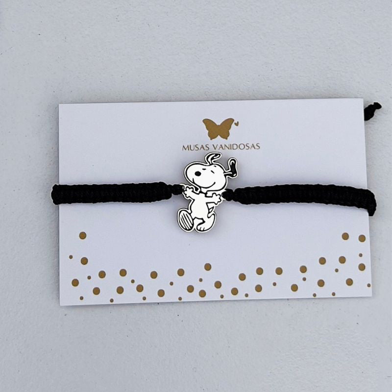 Pulsera Snoopy Clásico – Plata 950