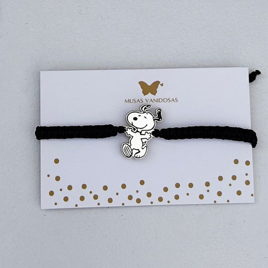 Pulsera Snoopy Clásico – Plata 950