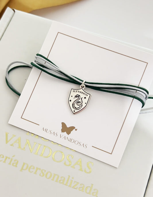 Pulsera inspirada en Harry Potter – Casa Slytherin