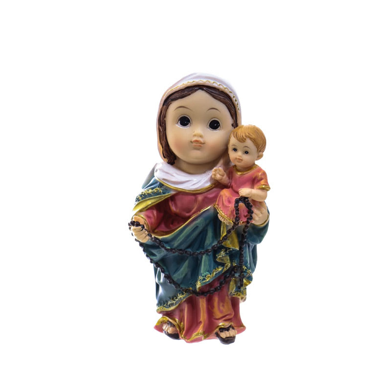 Virgen del Rosario Infantil (10 cm)
