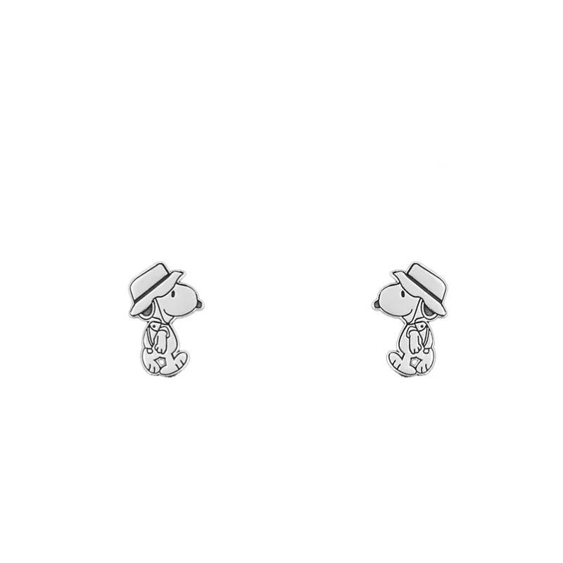 Aretes Snoopy Aventurero – Plata 950
