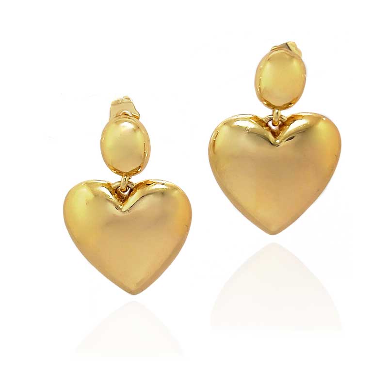 Aretes Isabella de Acero Inoxidable Dorado