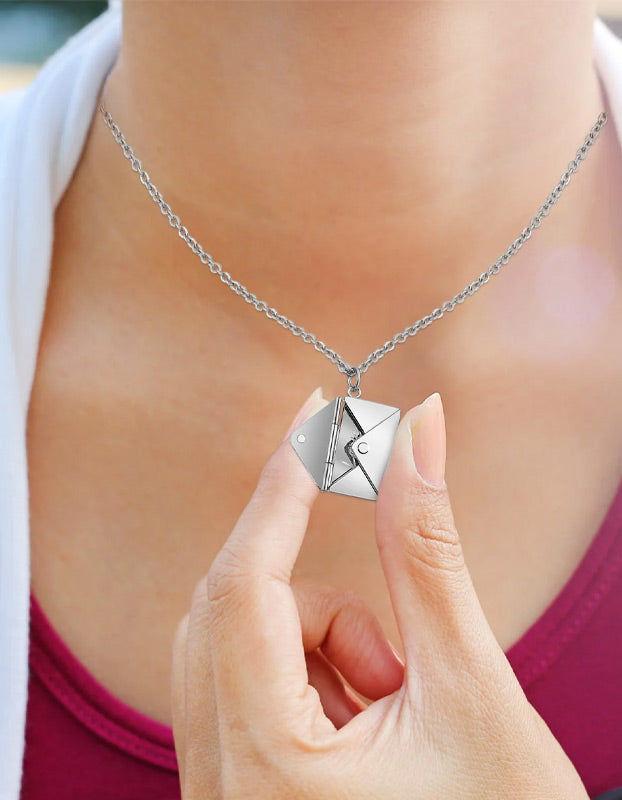 Collar carta - Acero