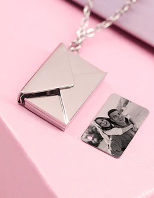 Collar carta - Acero