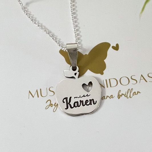 Collar Maestra – Manzanita en Plata 950