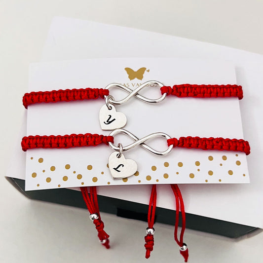 Pulseras Infinito para Pareja – Plata 950