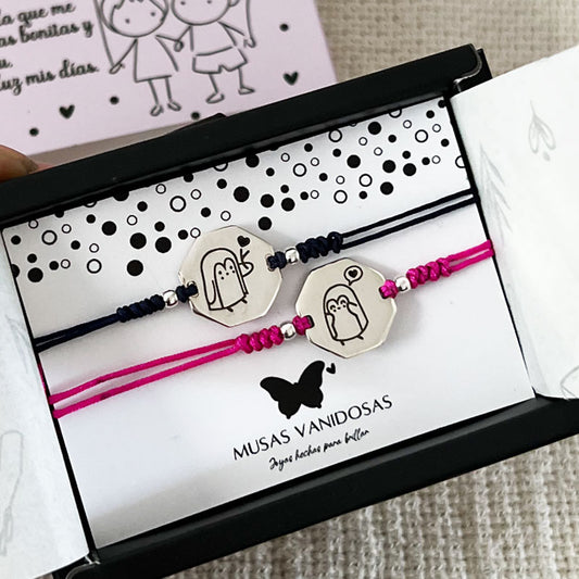Pulseras Pingüinos – Plata 950