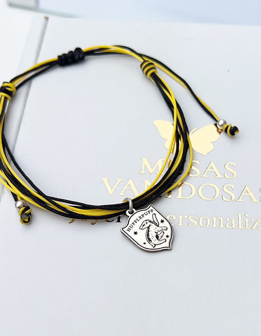 Pulsera inspirada en Harry Potter – Casa Hufflepuff