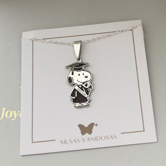 Snoopy graduación - Plata 950