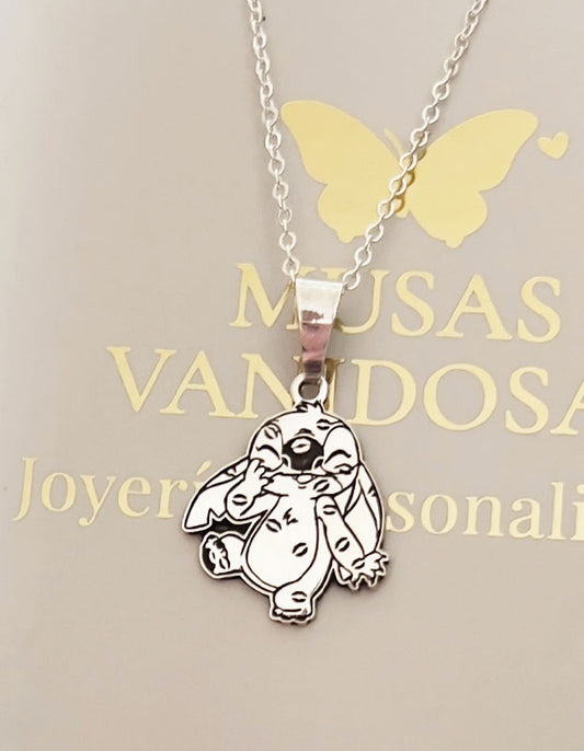 Collar Stitch dulces besos - Plata 950