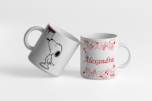 Taza Snoopy personalizada