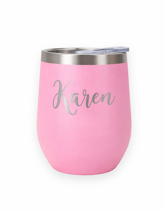 Vaso térmico personalizado grabado con nombre