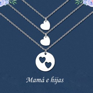 Corazones mamá e hijas
